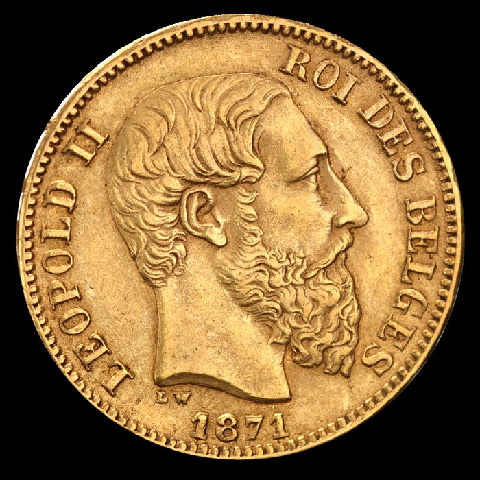 Belgian 20 Francs gold coin