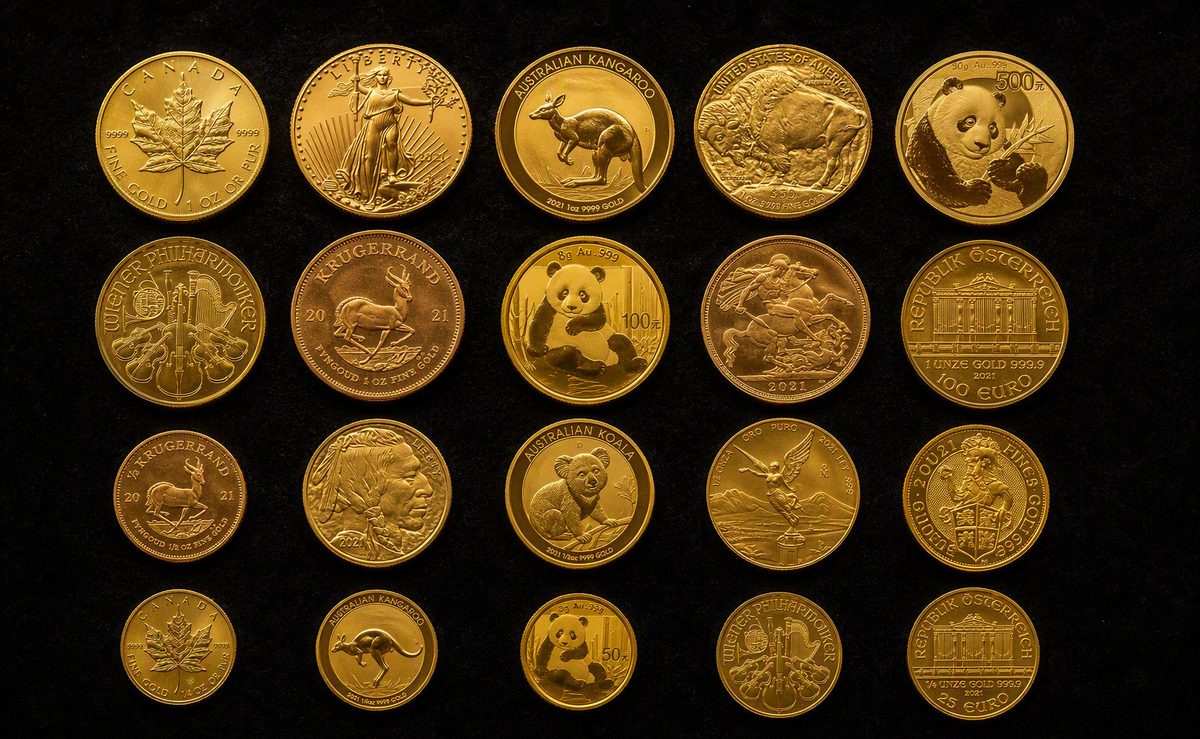 International gold coins we buy - Eagles, Maples, Sovereigns and more