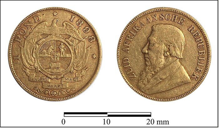 South African Pond (Kruger) gold coin